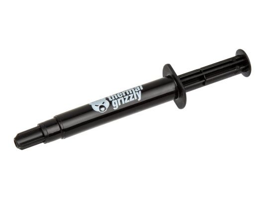 Thermal Grizzly | Thermal grease "Kryonaut" 1g | universal | Thermal Conductivity: 12,5 W / mk * Thermal Resistance: 0,0032 K / W * Electrical Conductivity: 0 pS / m * Viscosity : 130-170 Pas * Specific Weight : 3,7g / cm3 * Temperature : -200 °C /