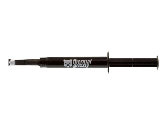 Thermal Grizzly | Thermal grease "Kryonaut" 1g | universal | Thermal Conductivity: 12,5 W / mk * Thermal Resistance: 0,0032 K / W * Electrical Conductivity: 0 pS / m * Viscosity : 130-170 Pas * Specific Weight : 3,7g / cm3 * Temperature : -200 °C /
