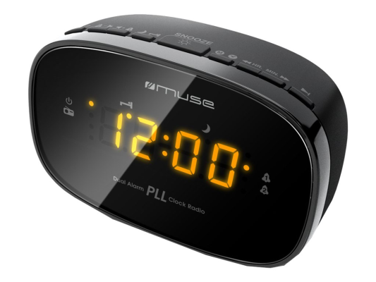 Muse | Clock radio PLL | M-150CR | Alarm function | Black