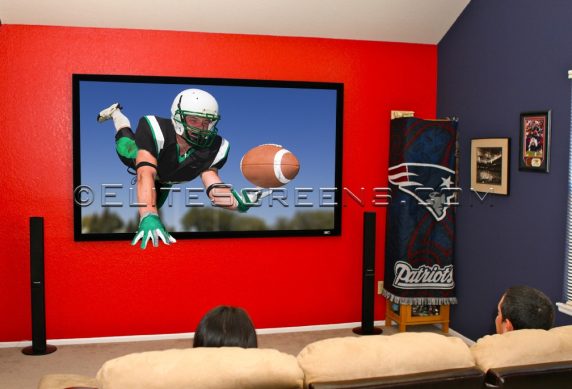 Elite Screens | SableFrame Series | ER100WH1 | Diagonal 100 " | 16:9 | Viewable screen width (W) 221 cm | Black