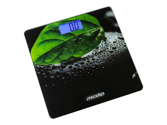 Mesko | Bathroom scales | MS 8149 | Maximum weight (capacity) 150 kg | Accuracy 100 g | Black / green