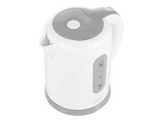 Adler | Kettles | AD 1234 | Standard kettle | 2200 W | 1.7 L | Plastic | 360° rotational base | White