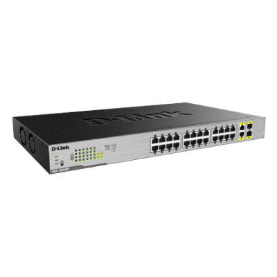 D-Link | Switch | DGS-1026MP | Unmanaged | Rack mountable | Gigabit Ethernet (copper) ports quantity 24 | SFP ports quantity 2 | PoE / Poe+ ports quantity 24 | Power supply type Single | 24 month(s)