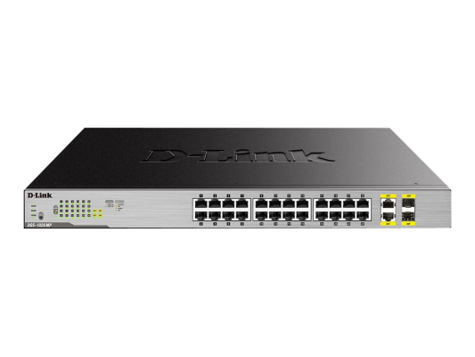 D-Link | Switch | DGS-1026MP | Unmanaged | Rack mountable | Gigabit Ethernet (copper) ports quantity 24 | SFP ports quantity 2 | PoE / Poe+ ports quantity 24 | Power supply type Single | 24 month(s)