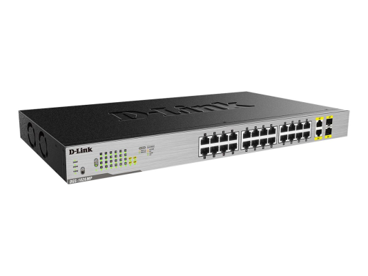 D-Link | Switch | DGS-1026MP | Unmanaged | Rack mountable | Gigabit Ethernet (copper) ports quantity 24 | SFP ports quantity 2 | PoE / Poe+ ports quantity 24 | Power supply type Single | 24 month(s)