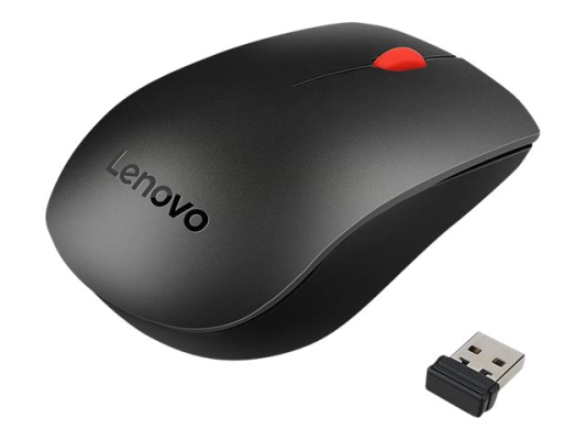 Lenovo | Essential | Essential Wireless Keyboard and Mouse Combo - US English with Euro symbol | Keyboard and Mouse Set | Wireless | Mouse included | US | Black | Numeric keypad | Wireless connection