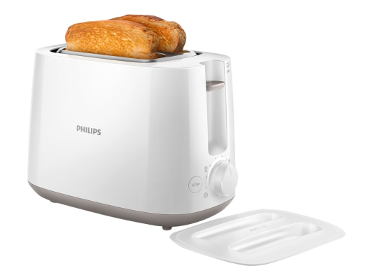 Philips | Toaster | HD2582 / 00 | Power 760 - 900 W | Number of slots 2 | Housing material Plastic | White