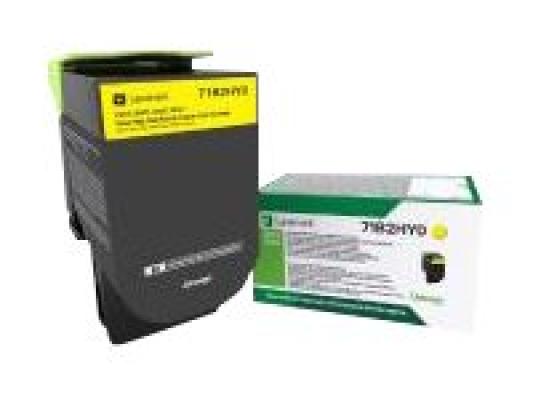 Lexmark Return Program Toner Cartridge CS / CX417,517 | 3,5K Return Program Toner Cartridge CS / CX417,517 | Cartridge | Yellow