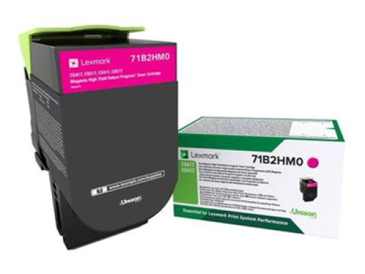 Lexmark Magenta Return Program Toner Cartridge CS / CX417,517 | 3,5K Magenta Return Program Toner Cartridge CS / CX417,517 | Cartridge | Magenta