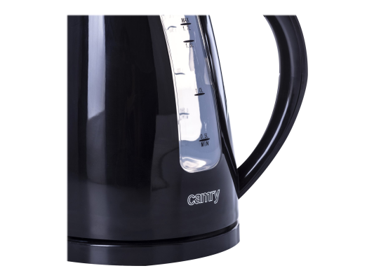 Camry | Kettle | CR 1255 | Standard | 2200 W | 1.7 L | Plastic | 360° rotational base | Black