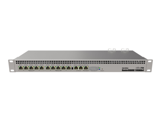 Wired Ethernet Router | RB1100AHx4 | No Wi-Fi | 10 / 100 / 1000 Mbit / s | Ethernet LAN (RJ-45) ports 13 | Mesh Support No | MU-MiMO No | No mobile broadband | 12 month(s)
