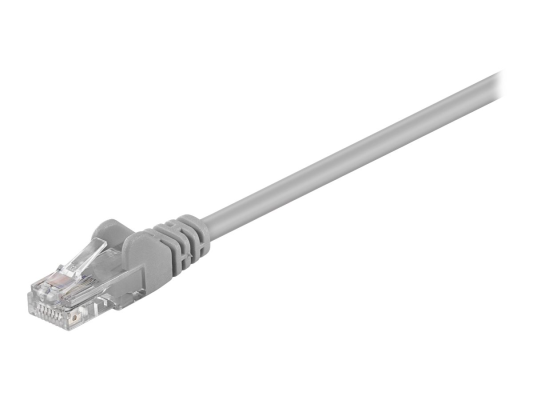 Goobay | CAT 5e patch cable, U / UTP | Grey RJ45 male (8P8C) | RJ45 male (8P8C)