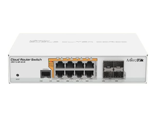 Cloud Router Switch CRS112-8P-4S-IN | 12 month(s)