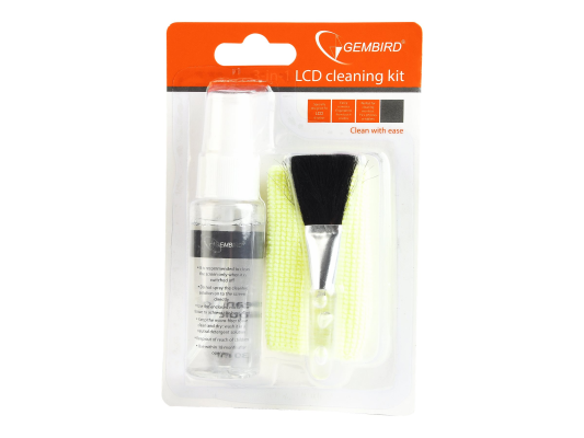 Gembird | 3-in-1 LCD cleaning Kit | Cleaning Kit | 30 ml