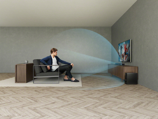 Sony | HT-ZF9 3.1CH Sound Bar With Wi-Fi and Bluetooth | Black | No | USB port | Wi-Fi | Bluetooth | Wireless connection