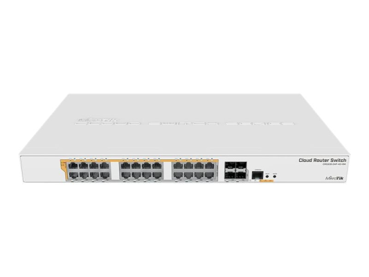 CRS328-24P-4S+RM Gigabit Ethernet POE / POE+ router / switch | 12 month(s) | PoE / Poe+ ports quantity 24