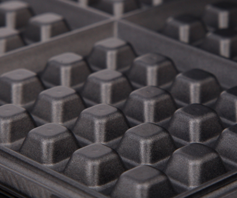 Adler | Waffle maker | AD 3036 | 1500 W | Number of pastry 4 | Belgium | Black