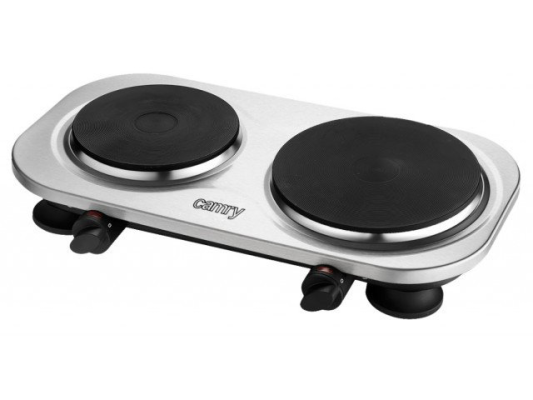 Camry | CR 6511 | Number of burners / cooking zones 2 | Rotary knobs | Stainless steel | Electric