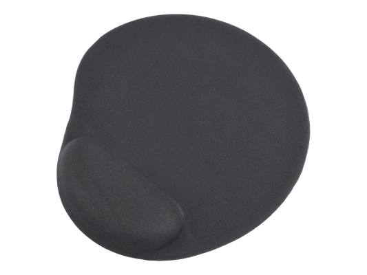 Gembird | Gel mouse pad with wrist support | Ergonomic mouse pad | 240 x 220 x 4 mm | Black
