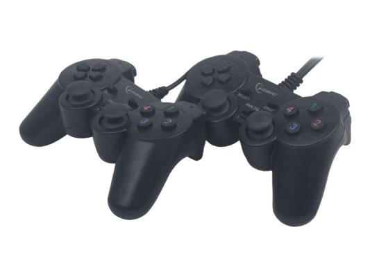 Gembird | Double USB dual vibration gamepad