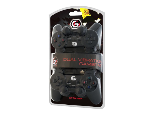 Gembird | Double USB dual vibration gamepad