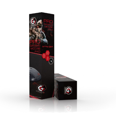 Gembird | Gaming mouse pad PRO, extra large | Black / Red