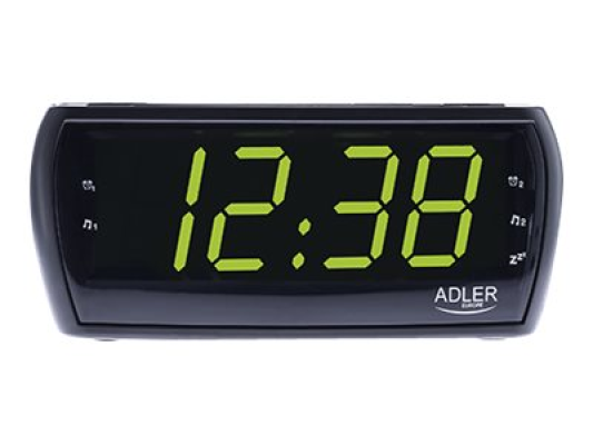 Adler | Alarmclock Radio | AD 1121 | Alarm function | Black