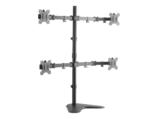 Logilink BP0046 Quad Monitor Desk Stand 13"-32'' | Logilink | Desk Mount | BP0046 | 13-32 " | Maximum weight (capacity) Carrying capacity of each arm: Max. 8 kg kg | Black