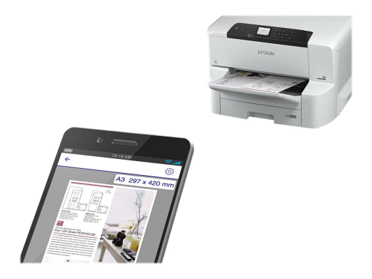 Epson WF-C8190DW | Colour | Inkjet | Standard | Wi-Fi | Maximum ISO A-series paper size A3+ | Grey / Black