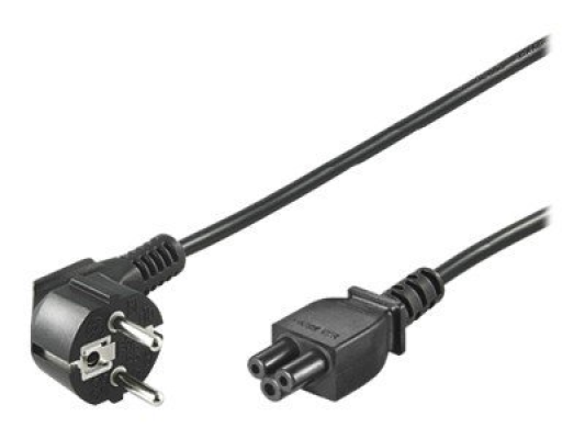Goobay | Power supply cord (CEE / 7 / 7 to mickey), angled | 68004 | Black
