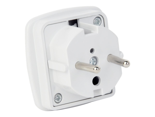 Gembird | AC power adapter, UK socket to EU Schuko plug, 7.5 A | Travel adapter