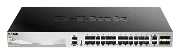 D-Link | DGS-3130-30TS | Switch | Managed L3 | Rack mountable | Gigabit Ethernet (copper) ports quantity 24 | 10 Gbps (RJ-45) ports quantity 2 | SFP+ ports quantity 4 | Power supply type Optional redundant