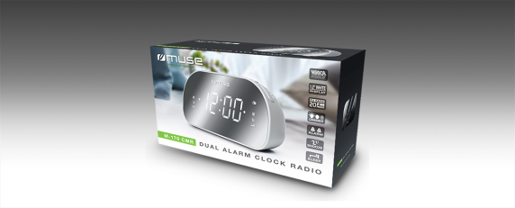 Muse | Clock radio | M-170CMR | Alarm function