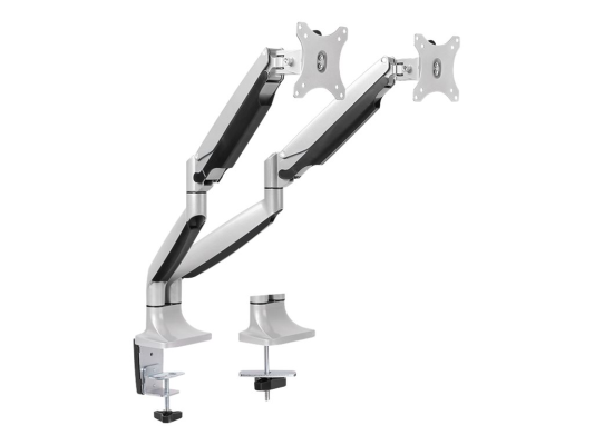 Logilink BP0043 Dual Monitor Desk mount, 13"-32",gas spring, aluminum | Logilink
