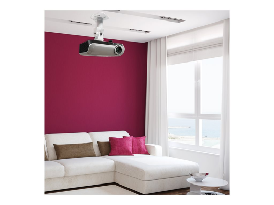Logilink BP0003 Projector mount, ceiling, universal, 220 mm, white | Logilink