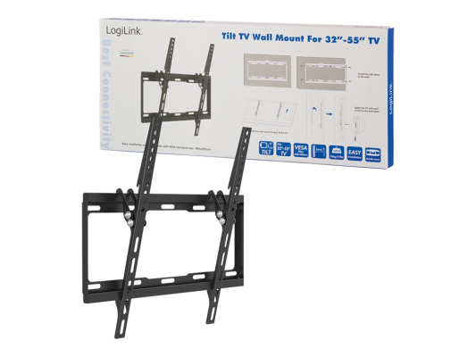 Logilink BP0012 TV Wall mount, 32–55", tilt -14°, 25 mm