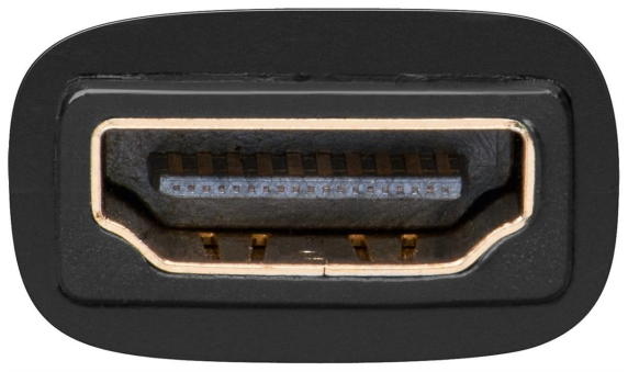 Goobay | HDMI / DVI-I adapter, gold-plated | 68690 | Black | HDMI female (Type A) | DVI-I female Dual-Link (24+5 pin)