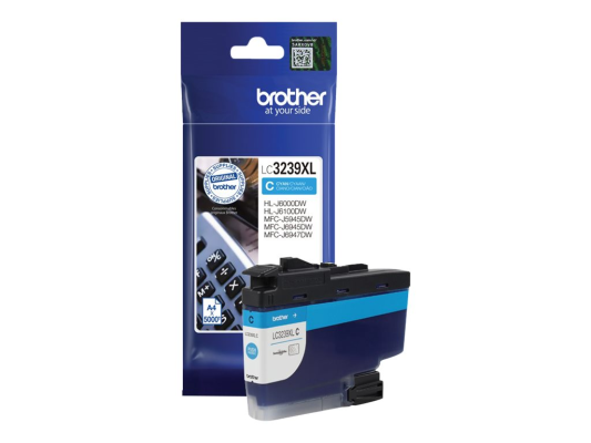 Brother High-yield Ink Cartridge | LC3239XLC | Ink | Cyan