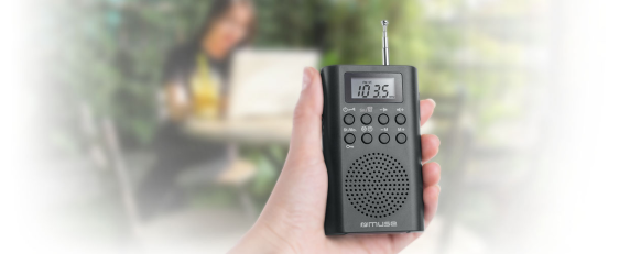 Muse | Pocket radio | M-03R | Black