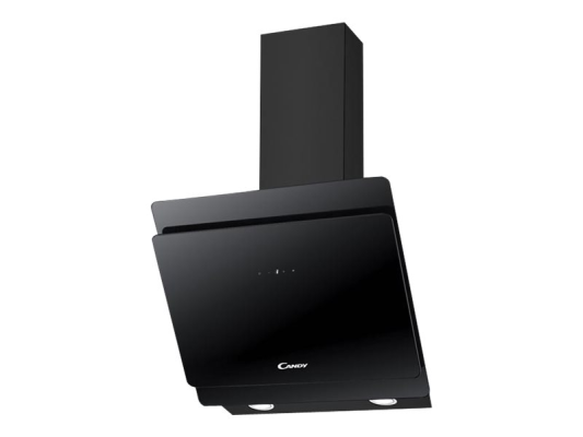 Candy | Hood | CVMA60N | Wall mounted | Energy efficiency class A | Width 60 cm | 612 m³ / h | Touch control | LED | Black