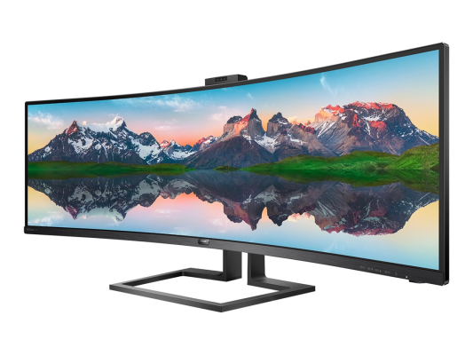 Philips | SuperWide curved LCD display | 499P9H / 00 | 48.8 " | VA | Dual QHD | 32:9 | 70 Hz | 5 ms | 5120 x 1440 pixels | 450 cd / m² | Headphone out | HDMI ports quantity 2 | Black