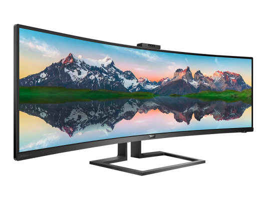Philips | SuperWide curved LCD display | 499P9H / 00 | 48.8 " | VA | Dual QHD | 32:9 | 70 Hz | 5 ms | 5120 x 1440 pixels | 450 cd / m² | Headphone out | HDMI ports quantity 2 | Black