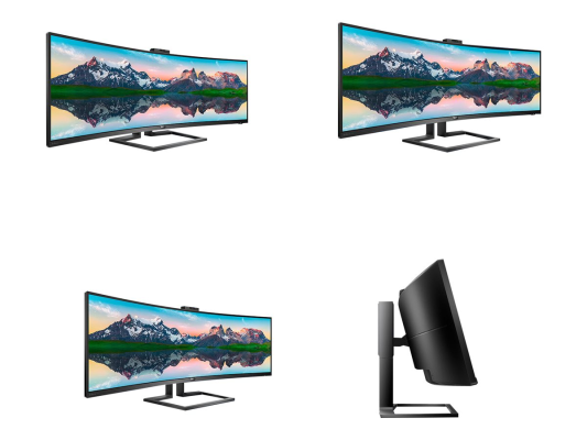 Philips | SuperWide curved LCD display | 499P9H / 00 | 48.8 " | VA | Dual QHD | 32:9 | 70 Hz | 5 ms | 5120 x 1440 pixels | 450 cd / m² | Headphone out | HDMI ports quantity 2 | Black