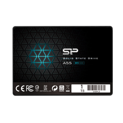 Silicon Power | A55 | 1000 GB | Solid-state drive interface SATA | Read speed 560 MB / s | Write speed 530 MB / s
