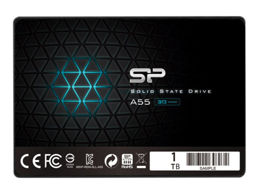 Silicon Power | A55 | 1000 GB | Solid-state drive interface SATA | Read speed 560 MB / s | Write speed 530 MB / s