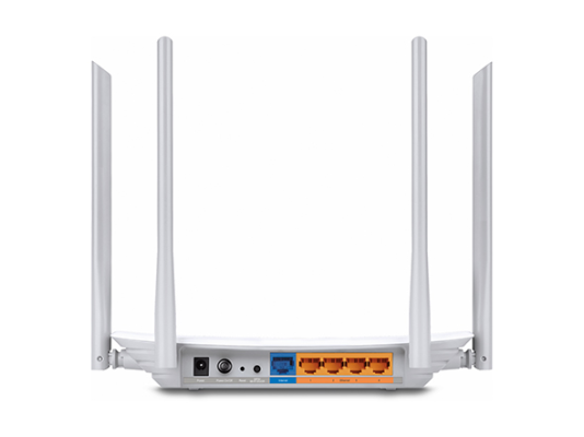 Router | Archer C50 | 802.11ac | 300+867 Mbit / s | 10 / 100 Mbit / s | Ethernet LAN (RJ-45) ports 4 | Mesh Support No | MU-MiMO No | No mobile broadband | Antenna type 2xExternal
