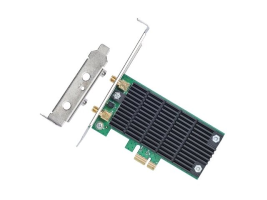 TP-LINK Archer T4E Dual Band PCI Express Adapter 2.4GHz / 5GHz, 802.11ac, 300+867 Mbps, 2xDetachable antennas