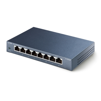 TP-LINK | Switch | TL-SG108 | Unmanaged | Desktop | Gigabit Ethernet (copper) ports quantity 8 | Power supply type External | 36 month(s)