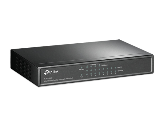 TP-LINK | Switch | TL-SG1008P | Unmanaged | Desktop | Gigabit Ethernet (copper) ports quantity 8 | Power over Ethernet (PoE) ports quantity 4 | Power supply type External | 36 month(s)