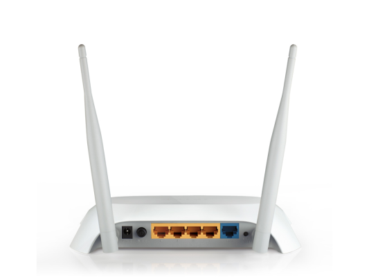 3G / 4G Router | TL-MR3420 | 802.11n | 300 Mbit / s | 10 / 100 Mbit / s | Ethernet LAN (RJ-45) ports 4 | Mesh Support No | MU-MiMO No | 3G / 4G via optional USB adapter | Antenna type 2xExternal | 1xUSB 2.0
